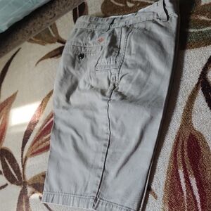 Dockers Green Flat Front Shorts Casual Style